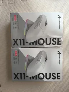 ATTACK SHARK X11 マウス 2個セット WIRED+2.4G+BT