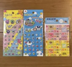 ♡セリア・プチプチシール・たまごっち・タイルシール・クレヨンしんちゃん・3点♡