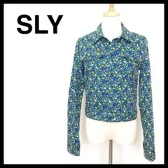 【美品】SLY　スライ ジャケット アウター　ジャンパー　小花柄 コットン Sのサムネイル