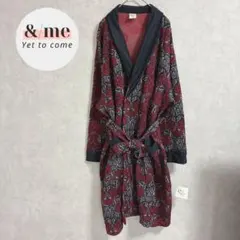 新品タグ付　quelle chance ワコール　ペイズリー柄ガウン　バスローブ