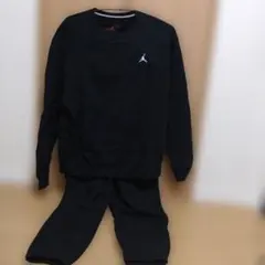 Jordan ブラック スエットLサイズ上下