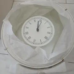 美品】花時計 白丸 アミファ 置き時計 掛け時計 - メルカリ