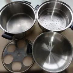 Amway アムウェイ クイーンクック シチューパン 6L 両手鍋 蒸し器