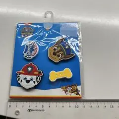 パウ・パトロール シューバッジ 4個セット