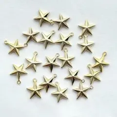 パーツクラブ　チャーム　メタルパーツ　星　まとめ売り