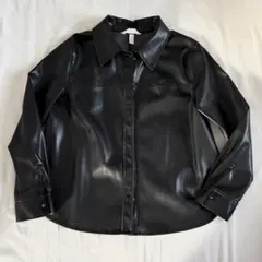 H&M フェイクレザー　ジャケット
