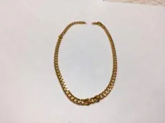 平成レトロ ヴィンテージ 金 GOLD K18刻印 ネックレス 合金 メッキ加工