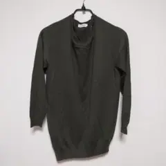 LEPSIM ダークグリーン 長袖ニット