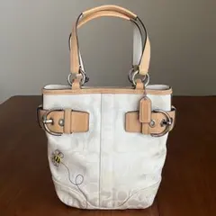 COACHミニトートバッグ　蜂　Lady Bumble Bee Mini Bag
