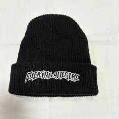 FUCKING AWESOME ブラック 帽子 ニット帽のサムネイル
