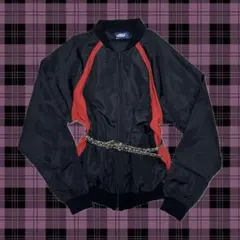 Nike ナイロンジャケット 黒 00s グランジ y2k 平成ギャル