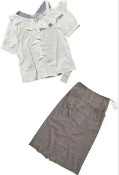 ❤️3月最終処分価格❤️3点セット❤️フリル❤️レース❤️スリット❤️セットアップ風❤️