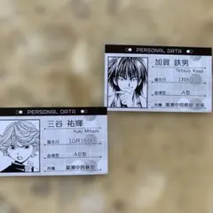ヒカルの碁 原画展 プロフィールカードコレクション 緒方精次 2点