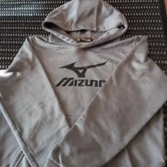 p*9様 Mizuno グレー フード付きパーカー