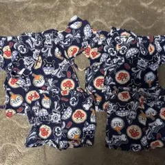 アンパンマン 甚平 サイズ90 ネイビー