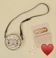 TYAKASHA キャラクター丸型ショルダーバッグ