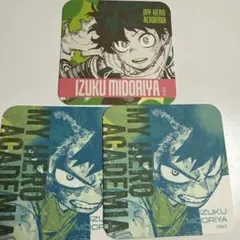 ヒロアカ　原画展　アートコースター　緑谷出久