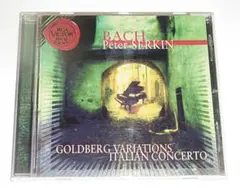 CD　EC盤　バッハ「ゴルトベルク変奏曲/イタリア協奏曲」ピーター・ゼルキン
