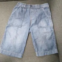 UNIQLO デニムハーフパンツ キッズXL