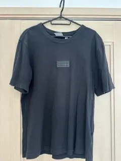 adidas ブラック　ロゴ　 Tシャツ L