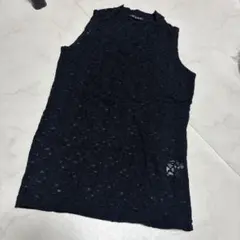 INGNI ブラック レースタンクトップ