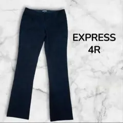 【美品】 海外製 EXPRESS ワークパンツ 4R ブラック 198
