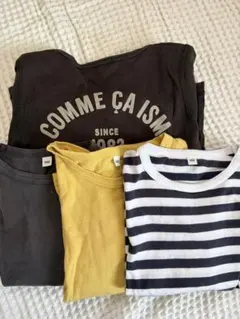 COMME CA ISM ダークブラウン 長袖Tシャツ 95cm