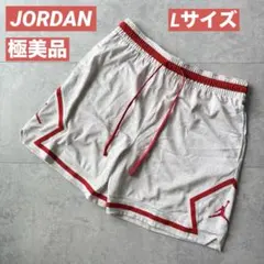 極美品 JORDAN ダイヤモンド バスパン ハーフパンツ 総柄 ツートーン Lのサムネイル