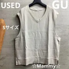 USED GUベスト　Sサイズ　ジーユー　男女兼用　本体綿100%のサムネイル
