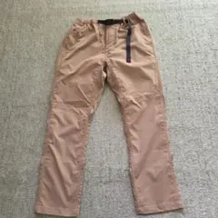 グラミチ　ベージュ ストレートパンツ ゴムベルト付き