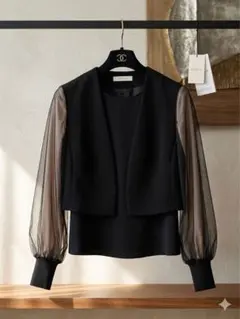 本日限定値下げ！EPOCA ショートボレロ　羽織り物　エレガント