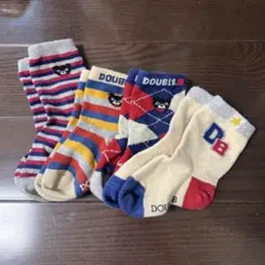 DOUBLE_B キッズ靴下 4足セット