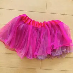 子供用チュールスカート ピンク パーティー ごっこ遊び ピンク