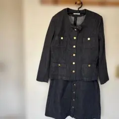 ピンクハウス　デニム ジャケット スカートセットアップ