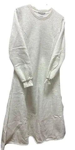 【サンプル品】エーレスタイル　ゆったりロングワンピース スウェット　暖かい裏毛