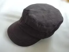 BANANA REPUBLIC ワークキャップ M/L ダークブラウン　ユーズドのサムネイル