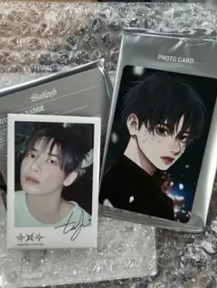 TXTテヒョン 缶バッジ トレカセットstarkissed