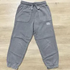 キッズ スウェットパンツ グレー 116cm