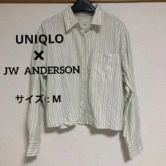ユニクロ×JW ANDERSON ストライプ 長袖シャツ　オックスフォードシャツ