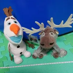 ぬいぐるみ 雪だるま と トナカイ オラフ アナと雪の女王