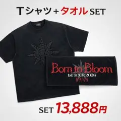 HANA Born to Bloom TシャツMサイズ1枚　タオル2枚 2026年最新】#HANAおまとめ買いの人気アイテム - メルカリ