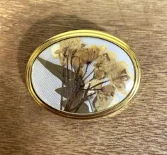 昭和レトロ 押し花 ブローチ ペンダントヘット 80s 90s
