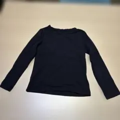 H&M 黒長袖カットソー 110