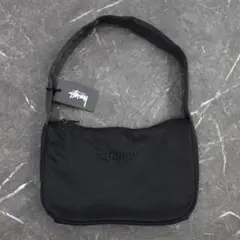 STUSSY SHOULDER BAG ショルダーバッグ オールブラックのサムネイル
