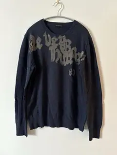 ワールドワイドラブ ✳︎ ロングスリーブ クルーネック ニット