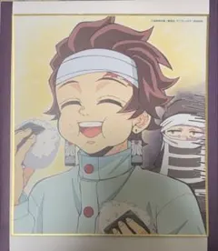 ☆ 鬼滅の刃　全集中展　刀鍛冶の里・柱稽古編　複製ミニ色紙 E　竈門炭治郎