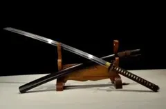 三色銅装 金蛇文様鍔 武士刀 日本刀 模造刀 コレクション 鑑賞用