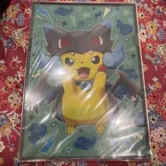 未開封 デッキシールド メガリザードンX ポンチョを着たピカチュウ 62