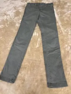 【美品】UNIQLO ウルトラストレッチスキニーフィットチノ/73cm/オリーブ