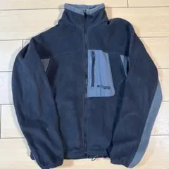 コロンビア　アウトドア　フリースジャケット　ブラックMロゴ刺繍29